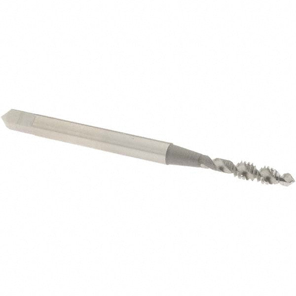 OSG 1406400 Spiral Flute Tap: #4-40, UNC, 2 Flute, Plug Chamfer, 2B/3B Class of Fit, High-Speed Steel, Bright/Uncoated Finish