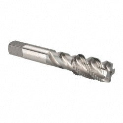 OSG 1434000 Spiral Flute Tap: 3/4-16, UNF, 4 Flute, Plug Chamfer, 3B Class of Fit, High-Speed Steel, Bright/Uncoated Finish