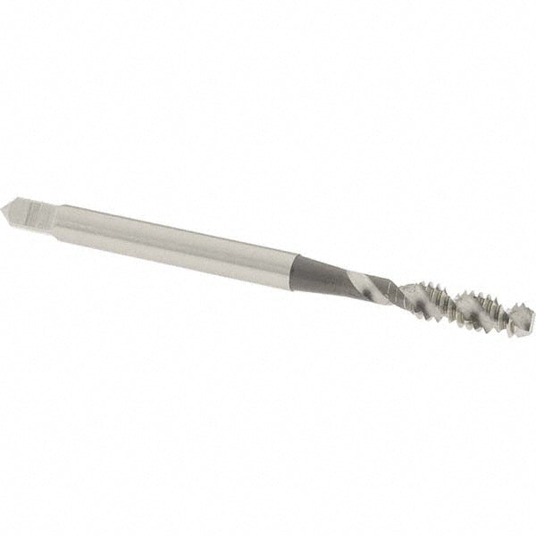 OSG 5001500 Spiral Flute Tap: #6-32, UNC, 2 Flute, Bottoming Chamfer, 3B Class of Fit, High-Speed Steel, Bright/Uncoated Finish