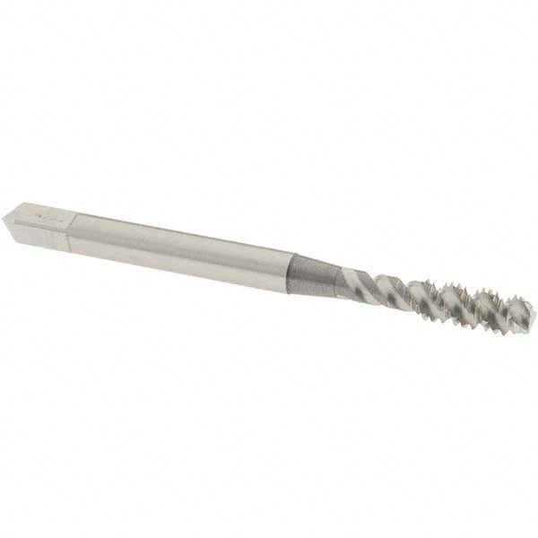 OSG 5001900 Spiral Flute Tap: #8-32, UNC, 3 Flute, Bottoming Chamfer, 3B Class of Fit, High-Speed Steel, Bright/Uncoated Finish