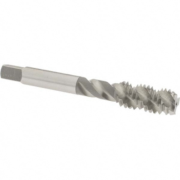 OSG 1431300 Spiral Flute Tap: 7/16-14, UNC, 3 Flute, Bottoming Chamfer, 3B Class of Fit, High-Speed Steel, Bright/Uncoated Finish