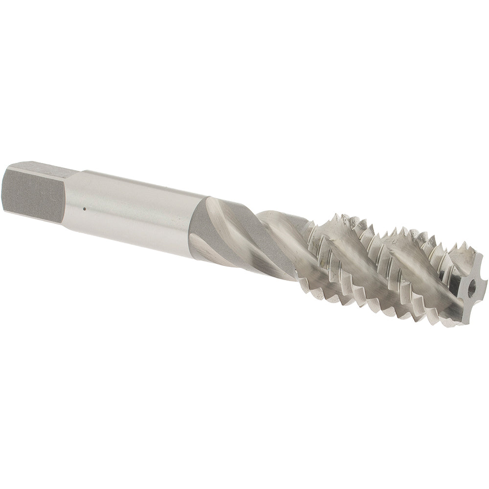 OSG 1432900 Spiral Flute Tap: 5/8-11, UNC, 4 Flute, Bottoming Chamfer, 3B Class of Fit, High-Speed Steel, Bright/Uncoated Finish