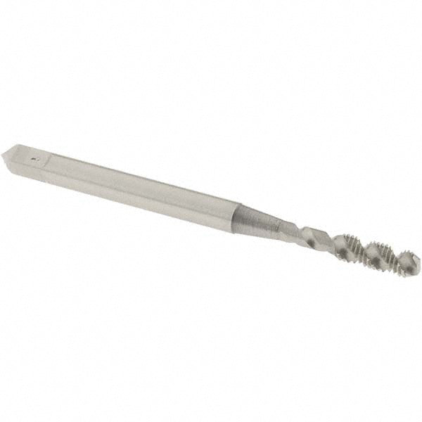 OSG 1985200 Spiral Flute Tap: M3x0.5, Metric Coarse, 2 Flute, Bottoming Chamfer, 6H Class of Fit, High-Speed Steel, Bright/Uncoated Finish