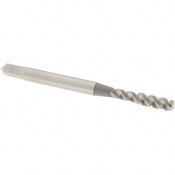 OSG 1985500 Spiral Flute Tap: M4x0.70, Metric Coarse, 3 Flute, Bottoming Chamfer, 6H Class of Fit, High-Speed Steel, Bright/Uncoated Finish