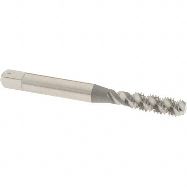 OSG 1986100 Spiral Flute Tap: M6x1, Metric Coarse, 3 Flute, Bottoming Chamfer, 6H Class of Fit, High-Speed Steel, Bright/Uncoated Finish