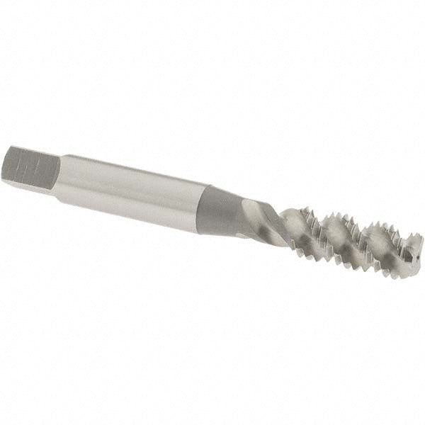 OSG 1986400 Spiral Flute Tap: M8x1.25, Metric Coarse, 3 Flute, Bottoming Chamfer, 6H Class of Fit, High-Speed Steel, Bright/Uncoated Finish