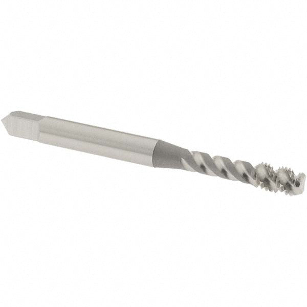 OSG 8006900 #8-32 UNC, 3 Flute, 50° Helix, Bottoming Chamfer, Bright Finish, High Speed Steel Spiral Flute STI Tap