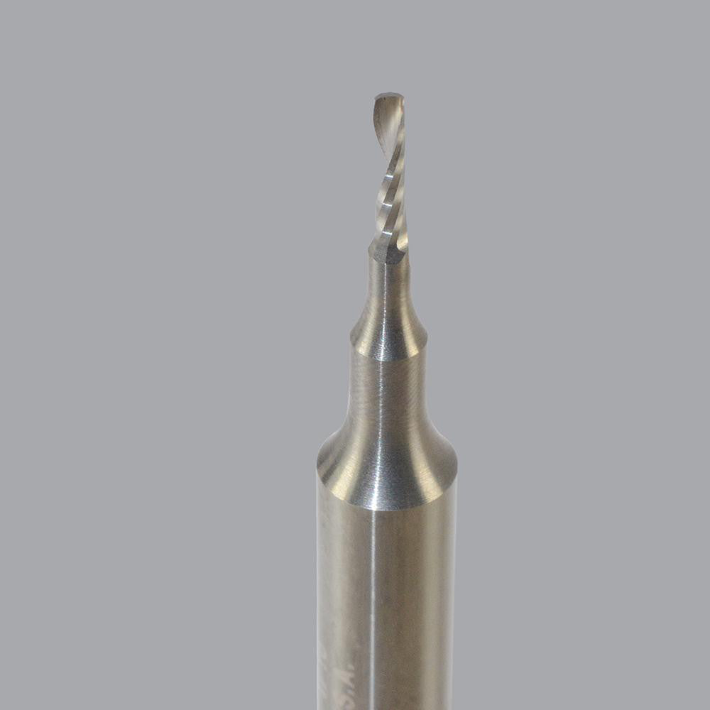 Onsrud 63-750 Spiral Router Bit: 0.0625" Dia, 0.25" LOC, 1/4" Shank Dia, Upcut