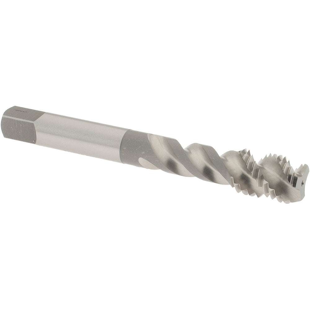 OSG 8015400 3/8-16 UNC, 3 Flute, 50° Helix, Bottoming Chamfer, Bright Finish, High Speed Steel Spiral Flute STI Tap