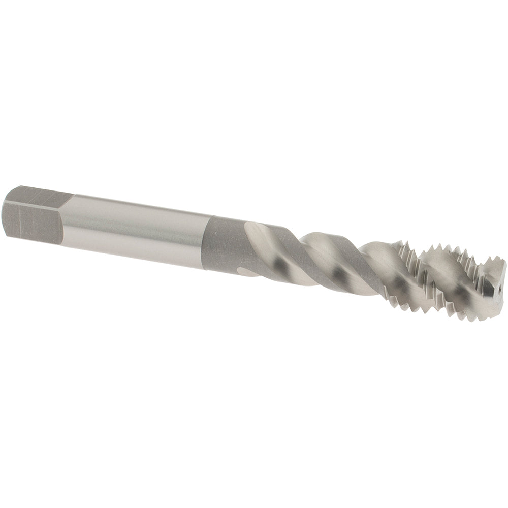OSG 8015700 3/8-16 UNC, 3 Flute, 50° Helix, Bottoming Chamfer, Bright Finish, High Speed Steel Spiral Flute STI Tap