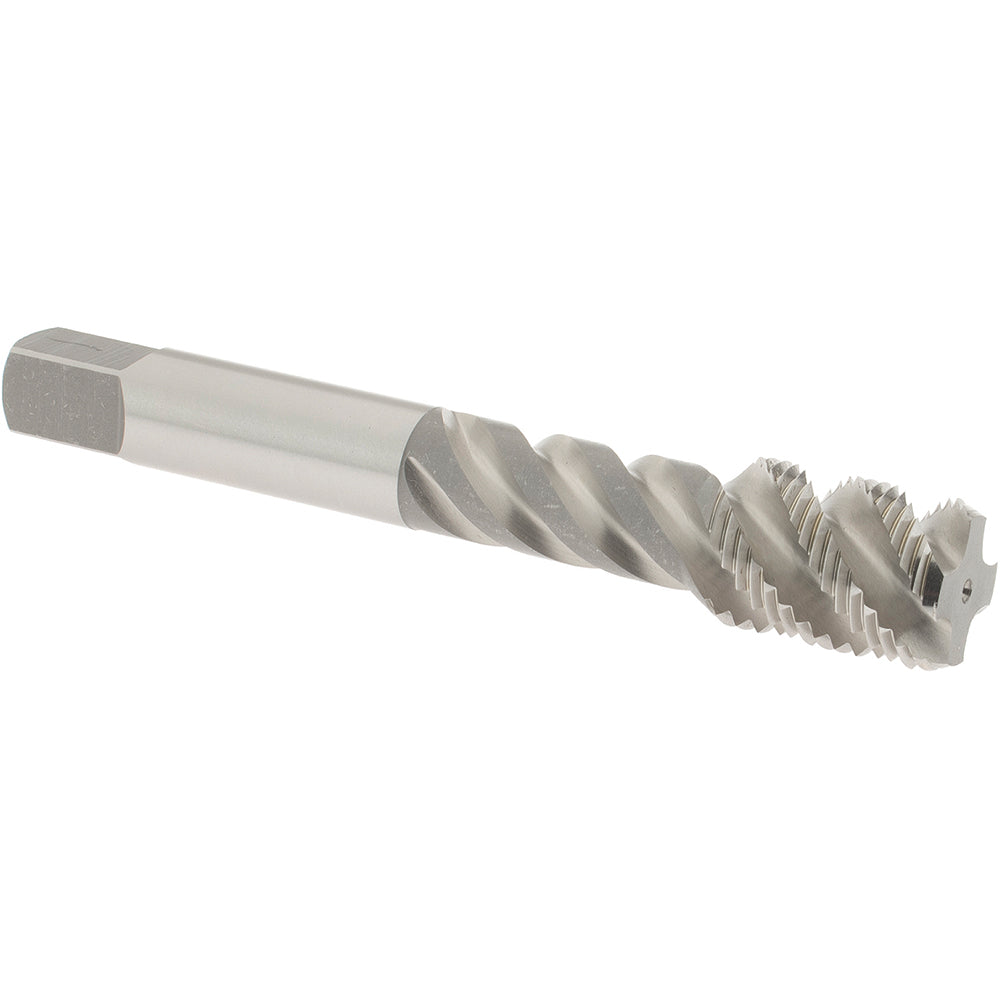 OSG 8018400 1/2-20 UNF, 4 Flute, 50° Helix, Bottoming Chamfer, Bright Finish, High Speed Steel Spiral Flute STI Tap