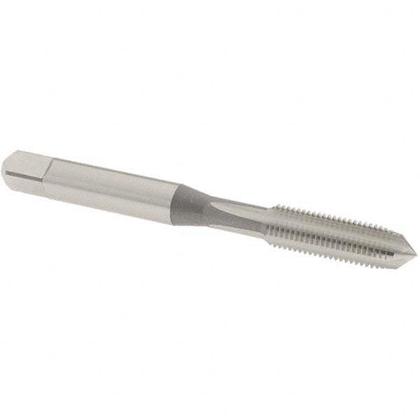 OSG 1680100 Straight Flute Tap: 1/4-32 UNEF, 4 Flute, Plug Chamfer, High-Speed Steel, Bright/Uncoated Finish