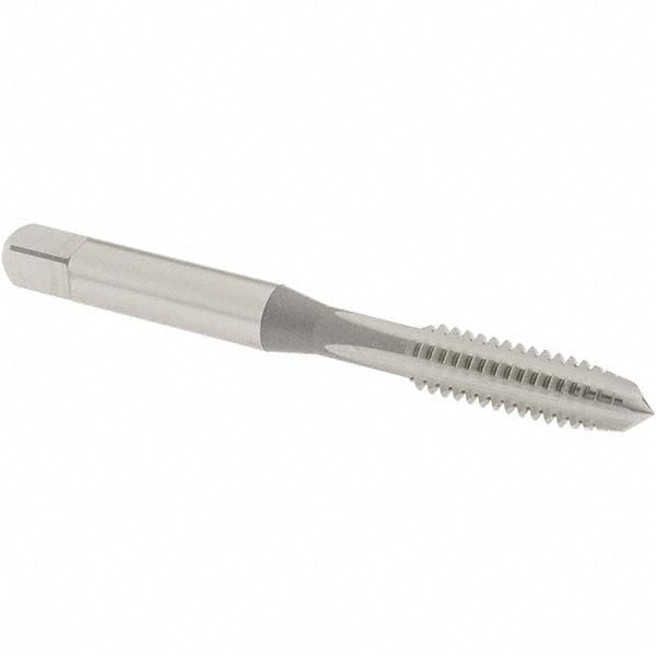 OSG 1660100 Straight Flute Tap: 1/4-20 UNC, 4 Flute, Plug Chamfer, 3B Class of Fit, High-Speed Steel, Bright/Uncoated Finish