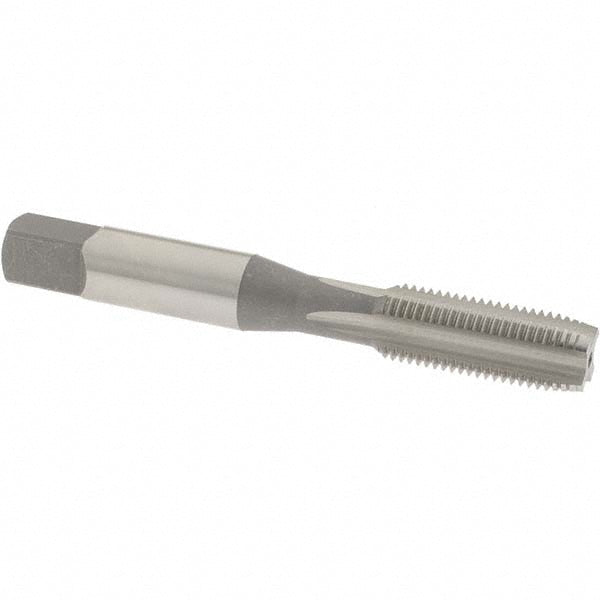OSG 1661100 Straight Flute Tap: 3/8-24 UNF, 4 Flute, Plug Chamfer, 3B Class of Fit, High-Speed Steel, Bright/Uncoated Finish