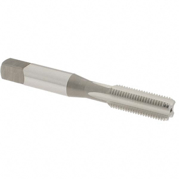OSG 1661200 Straight Flute Tap: 3/8-24 UNC, 4 Flute, Bottoming Chamfer, 3B Class of Fit, High-Speed Steel, Oxide Finish