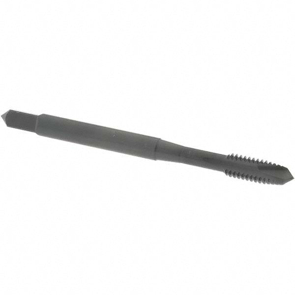 OSG 1592801 Spiral Point Tap: #8-32 UNC, 2 Flutes, Plug Chamfer, HSS, Steam Oxide Coated