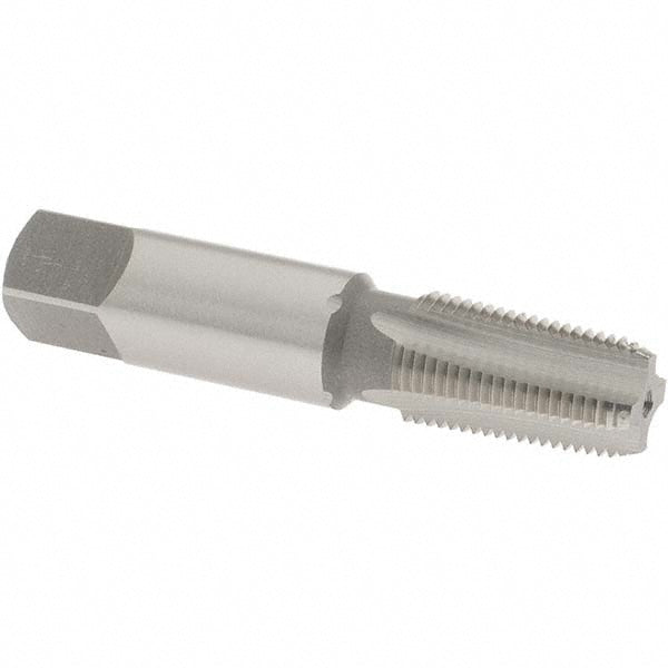 OSG 1310100 Standard Pipe Tap: 1/8-27, NPT, 4 Flutes, High Speed Steel, Bright/Uncoated