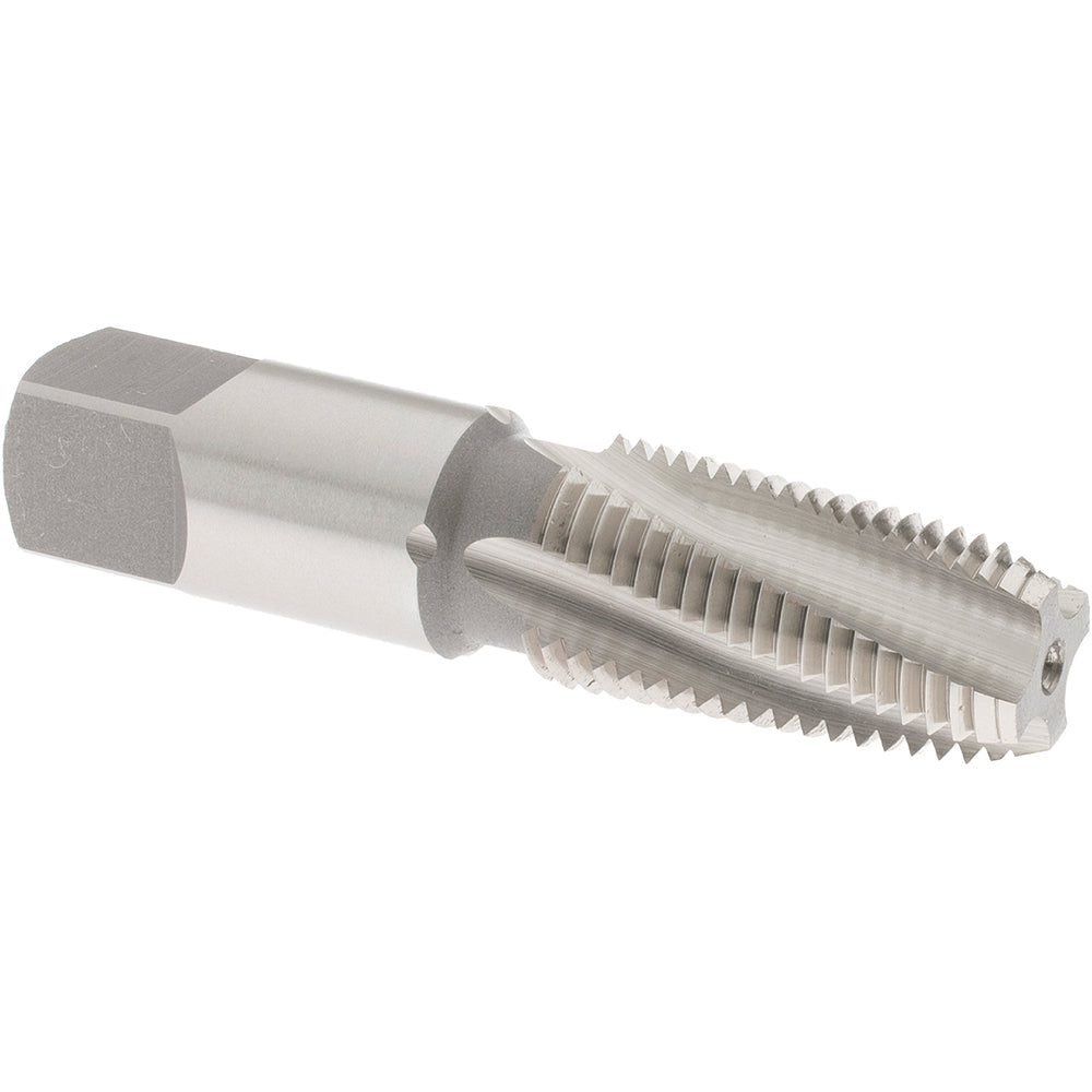 OSG 1251300 1/4-18 NPT, 15° Helix, 4 Flutes, Bottoming Chamfer, Bright Finish, High Speed Steel, Spiral Flute Pipe Tap