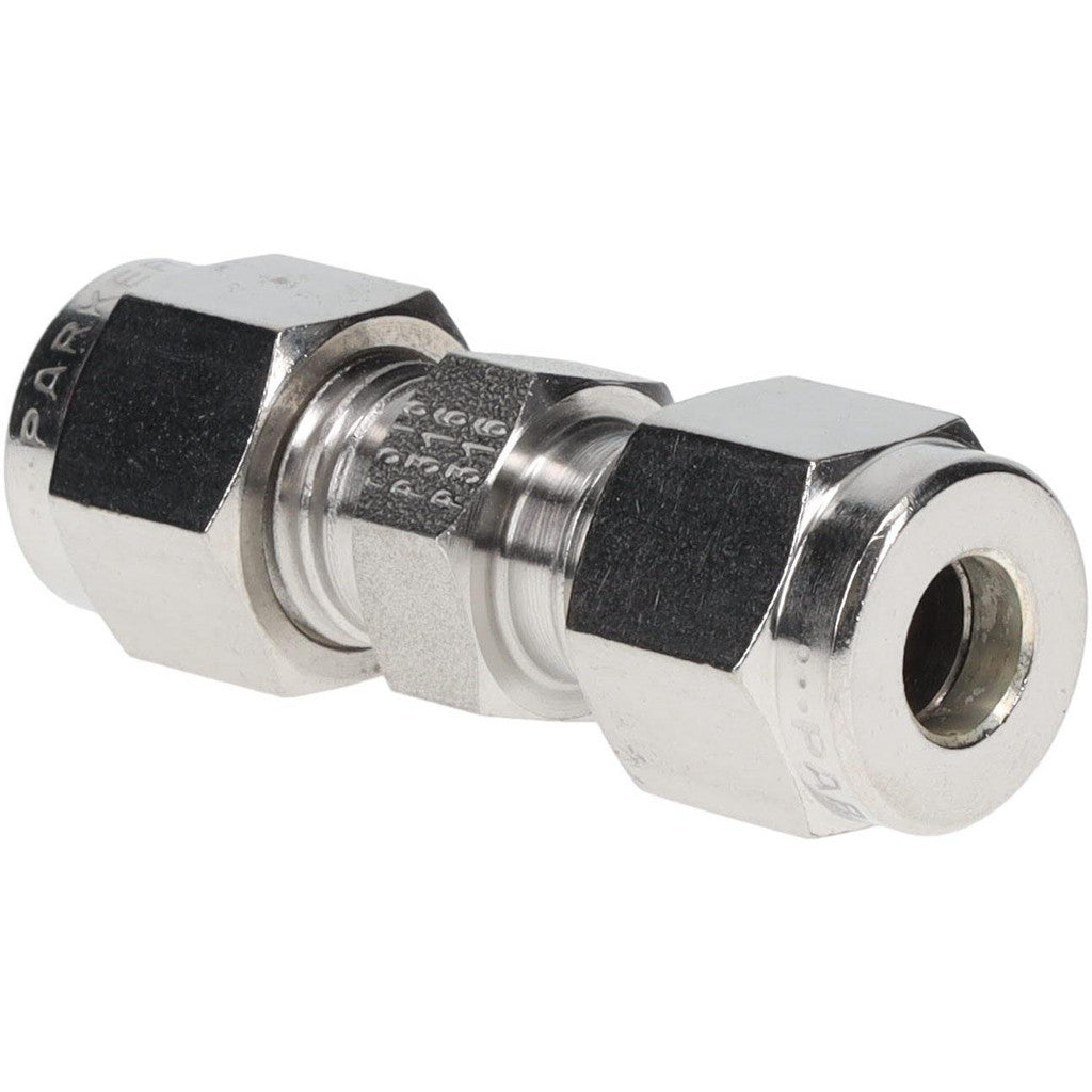 Parker 4SC4-316 Compression Tube Union: Compression x Compression