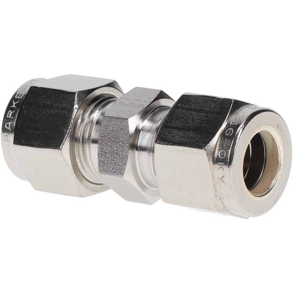 Parker 6SC6-316 Compression Tube Union: Compression x Compression