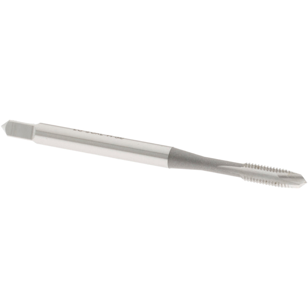 OSG 1980100 Spiral Point Tap: M3x0.5 Metric, 2 Flutes, Plug Chamfer, 6H Class of Fit, HSS, Bright/Uncoated Coated