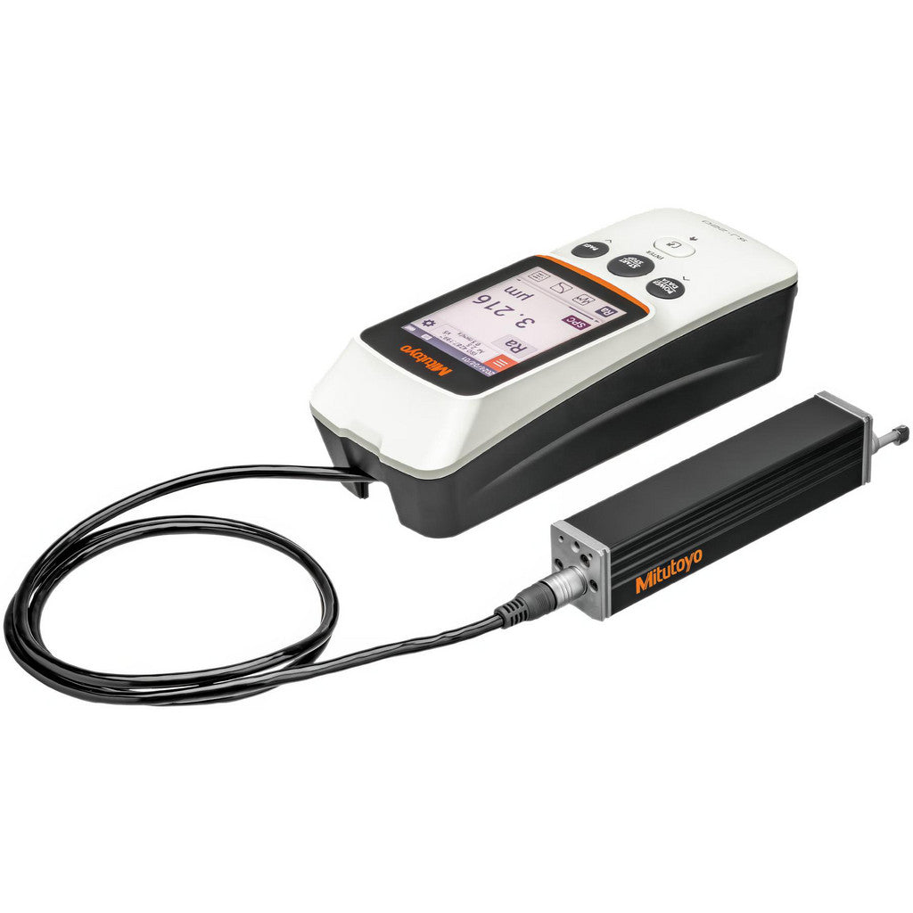 Mitutoyo 178-742-13 SJ-220 Surftest Portable Surface Roughness Tester: P, R, DF, 5 µm Stylus Tip Radius