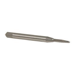 OSG 1000600 Straight Flute Tap: #1-72 UNF, 2 Flute, Taper Chamfer, 3B Class of Fit, High-Speed Steel, Bright/Uncoated Finish