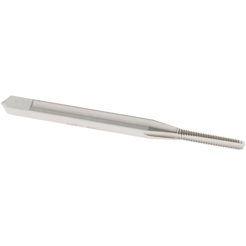 OSG 1001100 Straight Flute Tap: #2-56 UNC, 3 Flute, Bottoming Chamfer, 2B Class of Fit, High-Speed Steel, Bright/Uncoated Finish