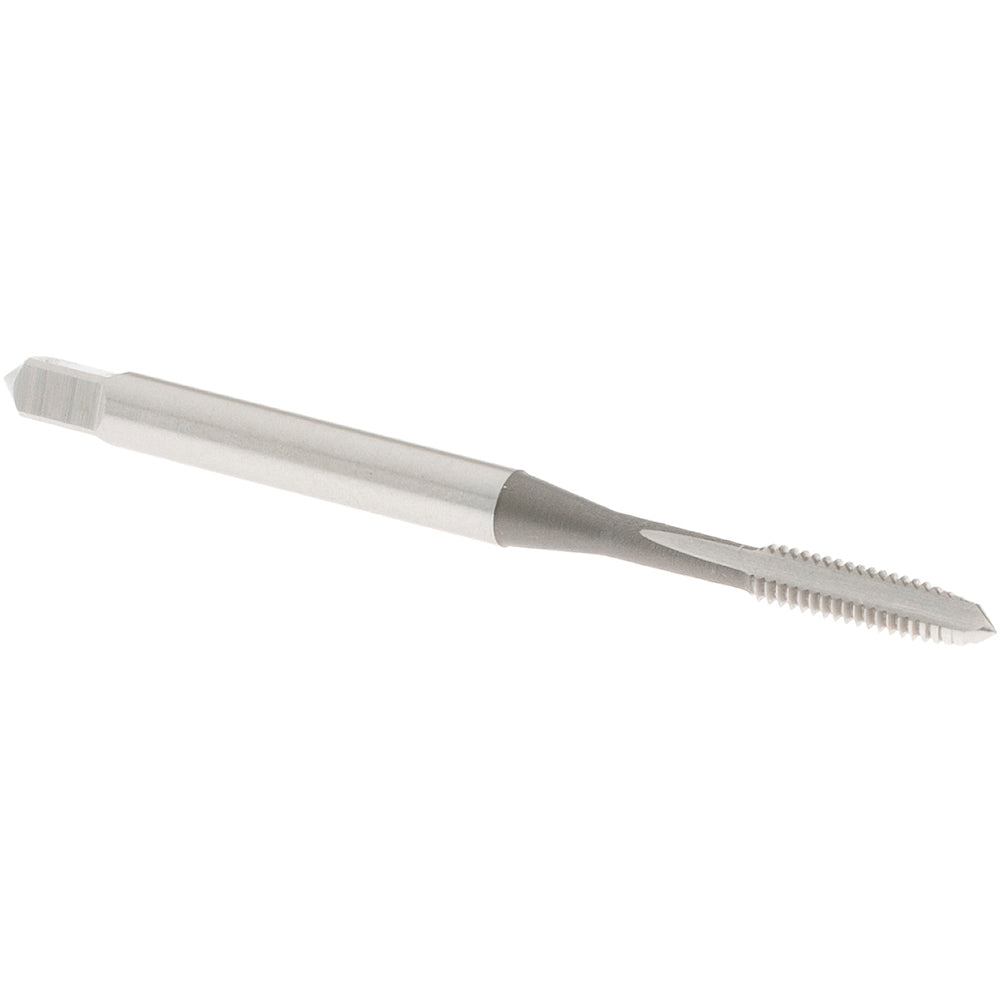 OSG 1012500 Straight Flute Tap: #4-48 UNF, 3 Flute, Plug Chamfer, 2B Class of Fit, High-Speed Steel, Bright/Uncoated Finish