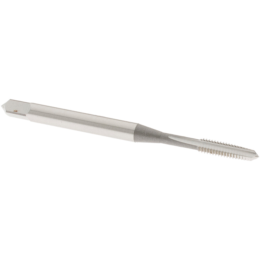 OSG 1012400 Straight Flute Tap: #4-48 UNF, 3 Flute, Taper Chamfer, 2B Class of Fit, High-Speed Steel, Bright/Uncoated Finish