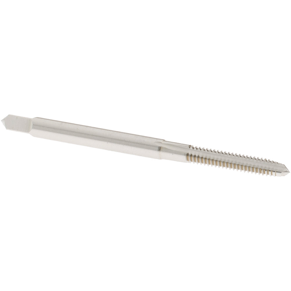OSG 1013100 Straight Flute Tap: #5-40 UNC, 3 Flute, Plug Chamfer, 2B & 3B Class of Fit, High-Speed Steel, Bright/Uncoated Finish