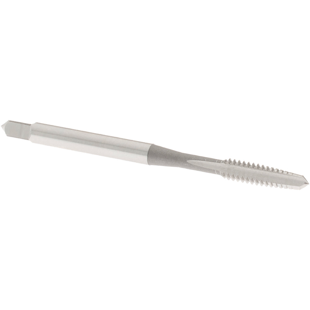 OSG 1023600 Straight Flute Tap: #6-32 UNC, 3 Flute, Taper Chamfer, 2B Class of Fit, High-Speed Steel, Bright/Uncoated Finish