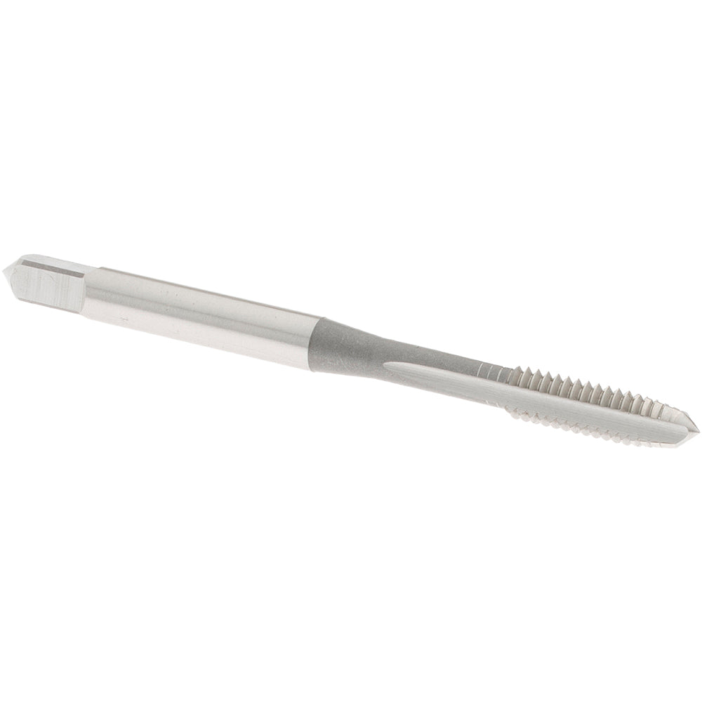 OSG 1050100 Straight Flute Tap: #8-32 UNC, 3 Flute, Plug Chamfer, 2B Class of Fit, High-Speed Steel, Bright/Uncoated Finish