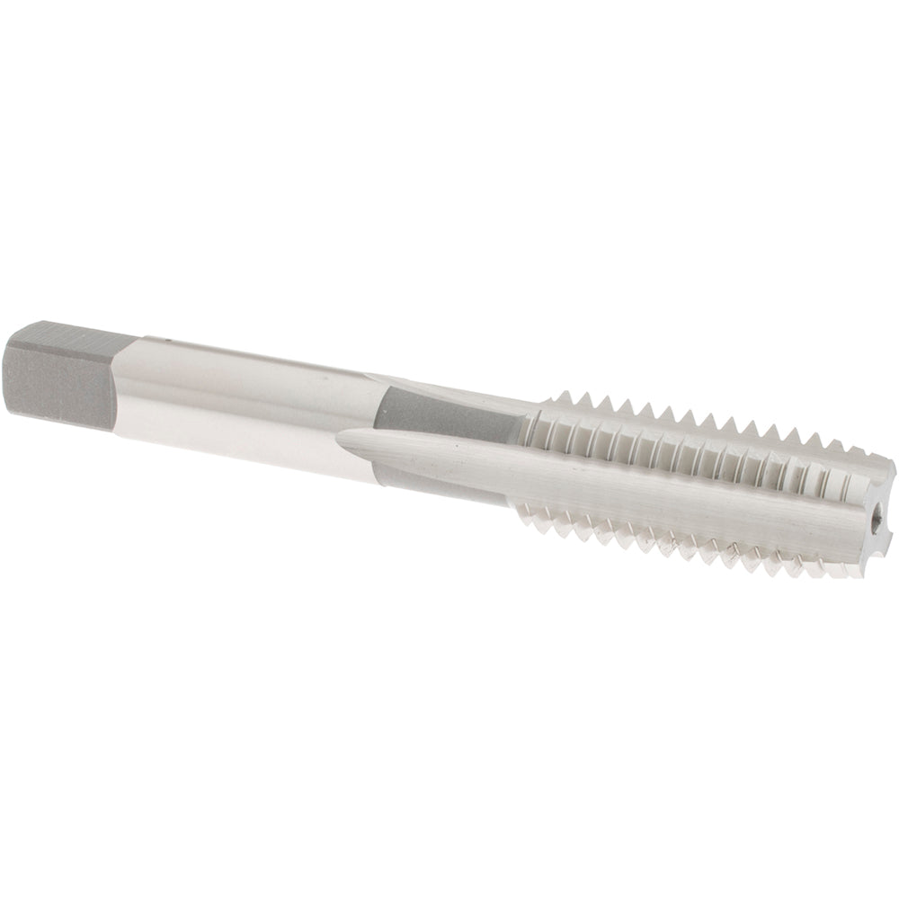 OSG 1123100 Straight Flute Tap: 9/16-12 UNC, 4 Flute, Plug Chamfer, High-Speed Steel, Bright/Uncoated Finish
