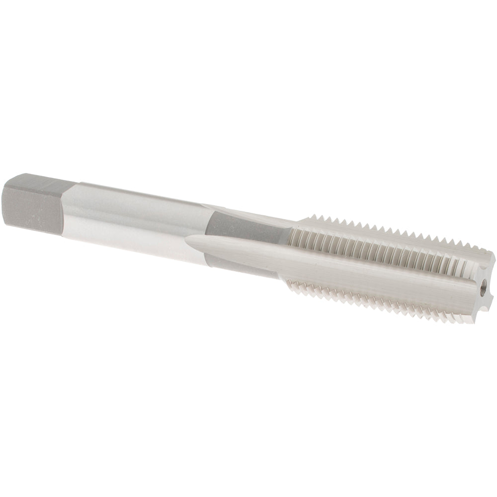 OSG 1123400 Straight Flute Tap: 9/16-18 UNF, 4 Flute, Plug Chamfer, High-Speed Steel, Bright/Uncoated Finish