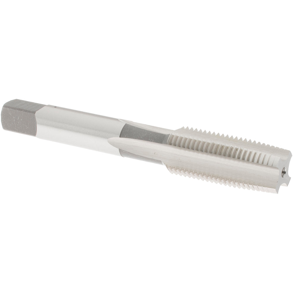 OSG 1123300 Straight Flute Tap: 9/16-18 UNF, 4 Flute, Taper Chamfer, High-Speed Steel, Bright/Uncoated Finish