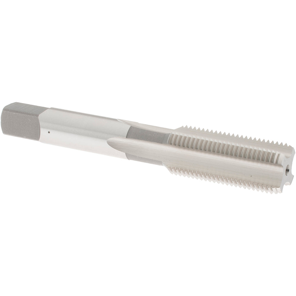 OSG 1124100 Straight Flute Tap: 5/8-18 UNF, 4 Flute, Bottoming Chamfer, 3B Class of Fit, High-Speed Steel, Bright/Uncoated Finish