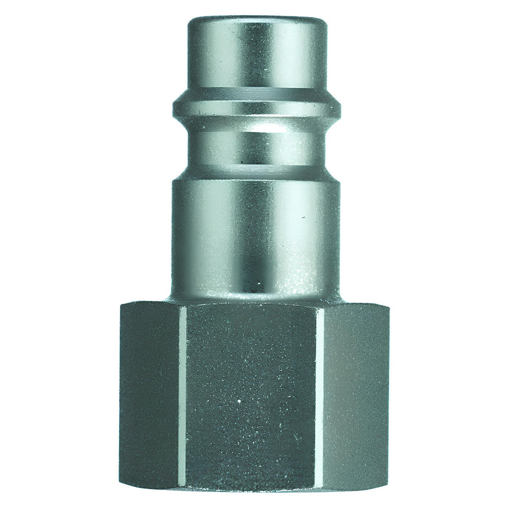 Parker 25SFIN17SXZ Pneumatic Hose Fittings & Couplings; Type: High Flow; Coupling Type: Plug; Interchange Type: High Flow; Thread Type: FNPT; Coupler Size: 0.2500; Material: Steel