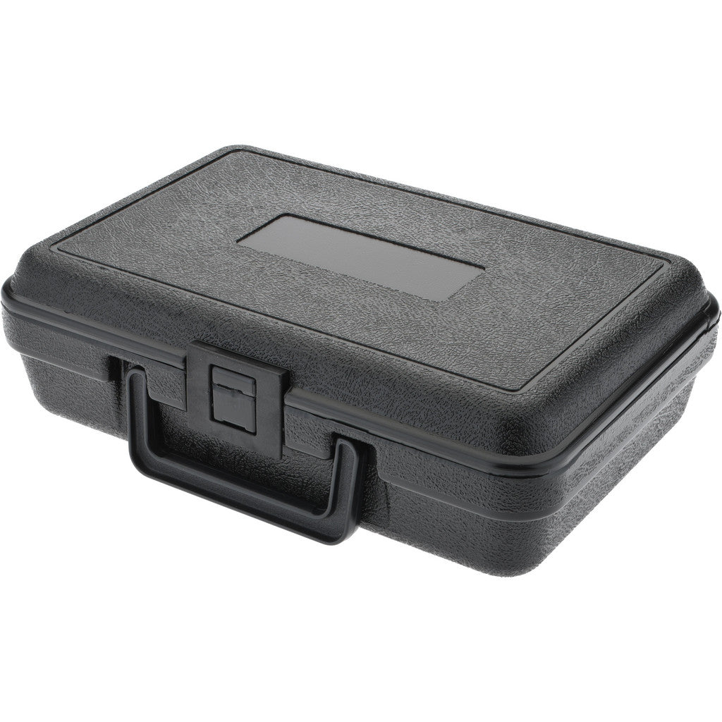 Platt 207 Clamshell Hard Case: Cubed Foam, 10-1/2" Wide, 3" Deep