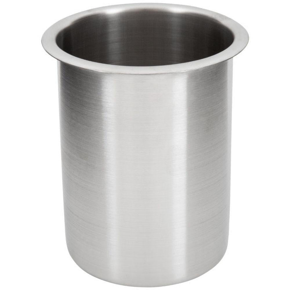 VOLLRATH 78710 Food Storage Container: Stainless Steel, Round