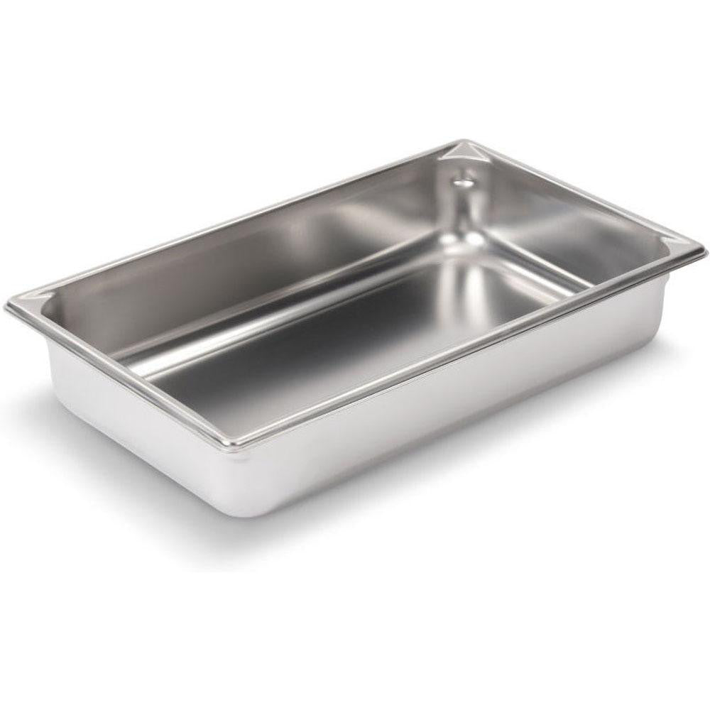 VOLLRATH 30042 Food Pan Container: Stainless Steel, Rectangular