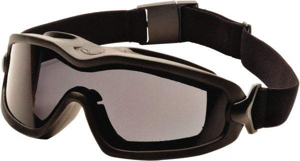 PYRAMEX GB6420SDT Safety Goggles: Anti-Fog & Scratch-Resistant, Gray Polycarbonate Lenses
