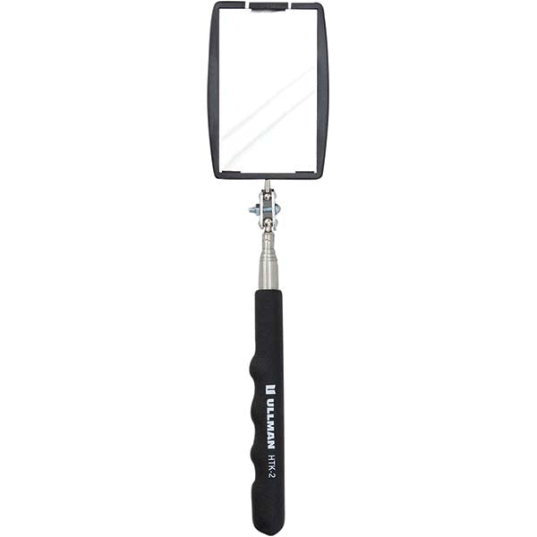 Ullman Devices HTK-2 Telescoping Inspection Mirror: Rectangular, Glass Mirror
