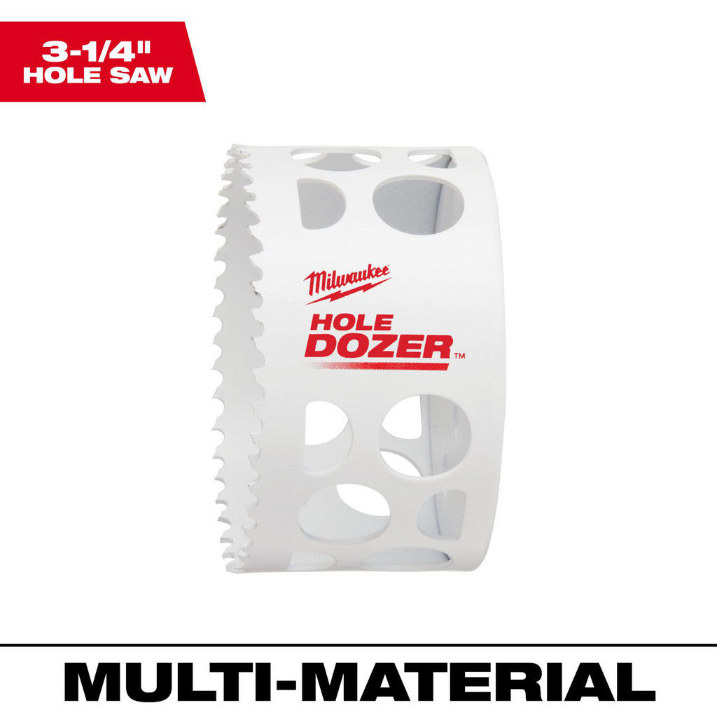 Milwaukee Tool 49-56-9639 3-1/4" HOLE DOZER Bi-Metal Hole Saw (Pack of 2)