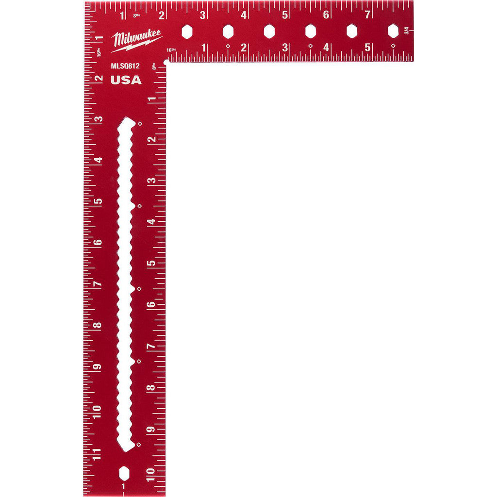 Milwaukee Tool MLSQ812 8" x 12" Framing Square