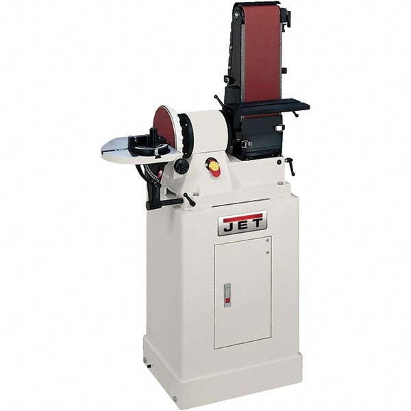 Jet 708597K 48" x 6" Horizontal & Vertical Combination Sanding Machine: 9" Disc Dia