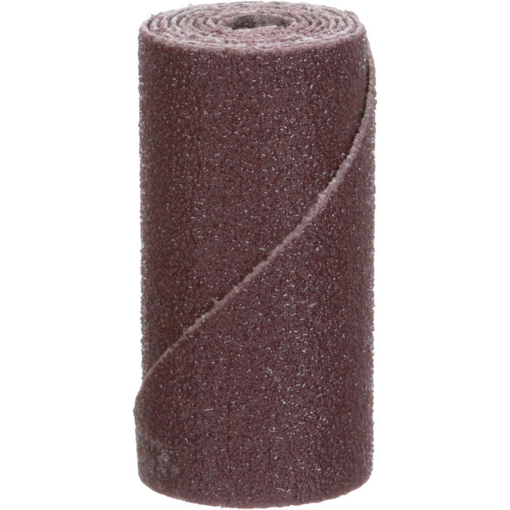 3M 7010363854 Straight Cartridge Roll: 5/8" Dia, 60 Grit, Aluminum Oxide (Pack of 100)