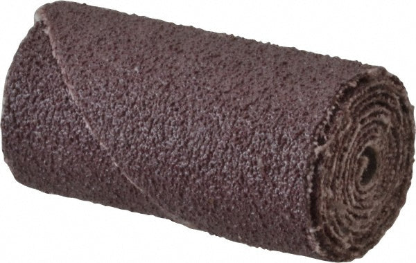 3M 7010309043 Straight Cartridge Roll: 3/4" Dia, 80 Grit, Aluminum Oxide (Pack of 100)