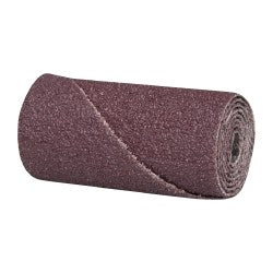 3M 7010363835 Straight Cartridge Roll: 1" Dia, 50 Grit, Aluminum Oxide (Pack of 100)