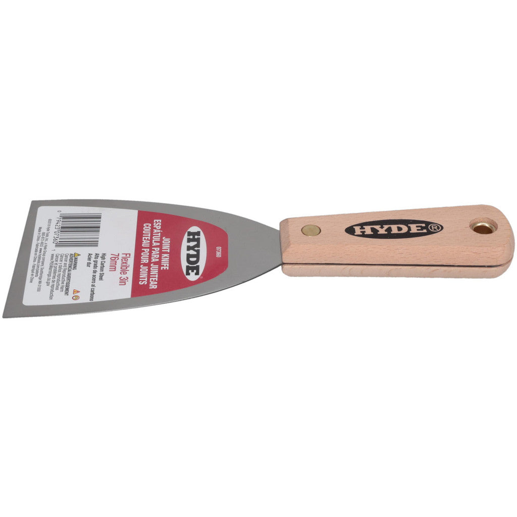 Hyde Tools 7360 Flexible Carbon Steel 1-Edge Scraper